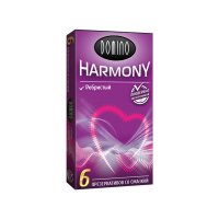 Ребристые презервативы Domino Harmony, 6 шт (Арт. LX1614)