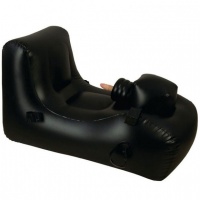 Надувное кресло для секса с вибромассажером luv-u-lounge от California Exotic Novelties (Цвет: Черный, арт. AST048813)