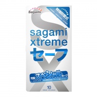 Презервативы с двойной смазкой - Sagami Xtreme Ultrasafe - 10 шт в уп. (Арт. SAG001)