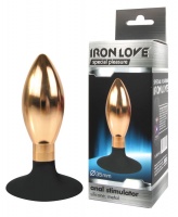 Анальная втулка Iron Love 10 см. (Цвет: Серебристый, арт. BIOIL-28007-SLV)