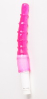 Анальный вибратор ребристый 23 см (Цвет: Розовый, арт. INS47169-MM)