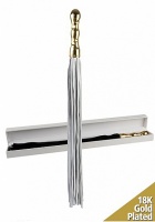 Плетка Luxury Whip18k-Gold plated White SH-OULM006