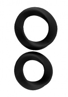 Два эрекционных кольца Infinity L and XL Black SH-MJU014BLK