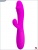 Вибратор Snappy перезаряжающийся, фиолетовый, 30 видов вибраций, 2 мотора, 31х195 мм